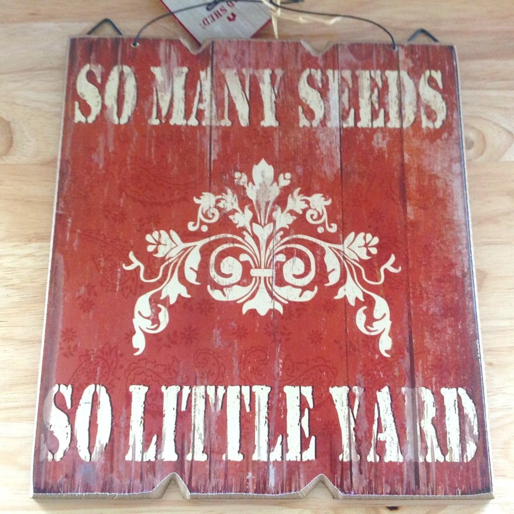 Brand New Wooden Sign